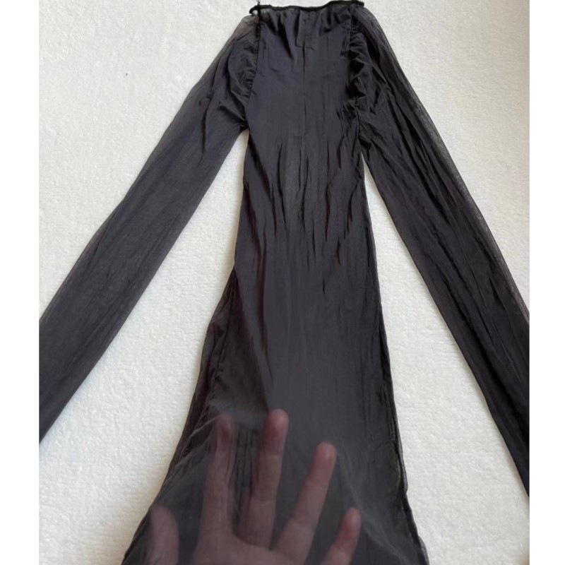 투명하고 매끄러운 섹시 바디스타킹, 신축성 있는 심리스 - Sexy Mesh Sheer Bodycon Dress 리뷰 및 가격
